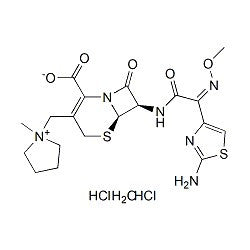 Cefepime dihydrochloride monohydrate