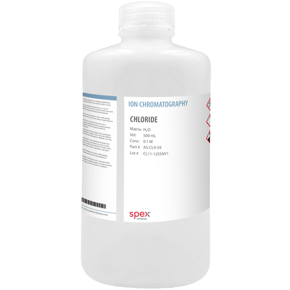 Chloride (Cl-) Single-Element Ion Selective Electrode Standard, 0.1 M, 500 mL