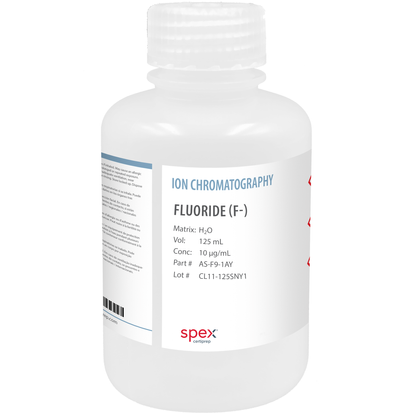Fluoride (F-) Single-Element Ion Selective Electrode Standard, 10 µg/mL (10 ppm), 125 mL
