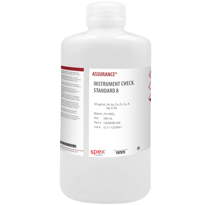 Instrument Check Standard 8, 50 µg/mL (50 ppm) for AA & ICP, 500 mL