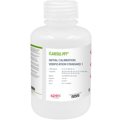 ICP-MS Initial Calibration Verification Standard 1, 125 mL