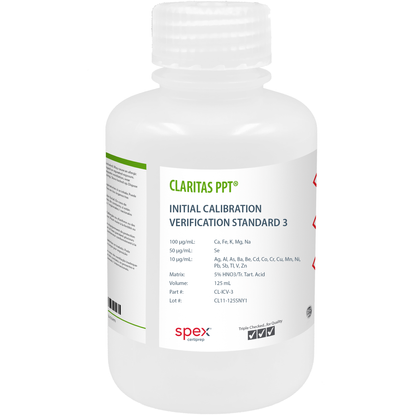 ICP-MS Initial Calibration Verification Standard 3, 125 mL