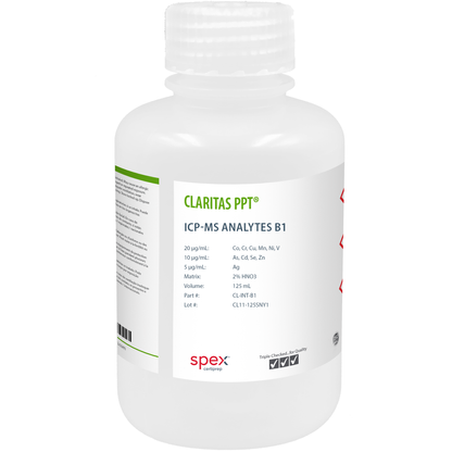ICP-MS Analytes B1, 125 mL