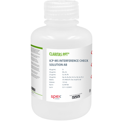 ICP-MS Analytes B4, 125 mL