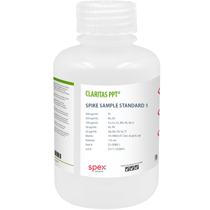 ICP-MS Spike Sample Standard 1 (Water), 125 mL