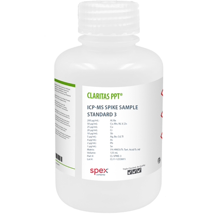 ICP-MS Spike Sample 3, 125 mL