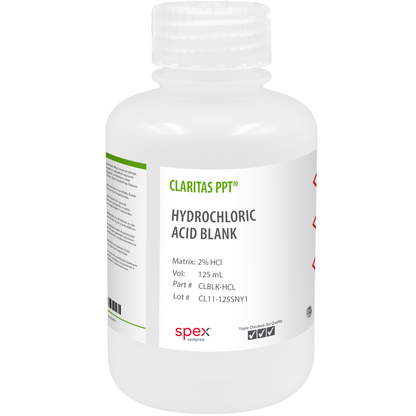Hydrodchloric Acid Blank for ICP-MS, 125 mL