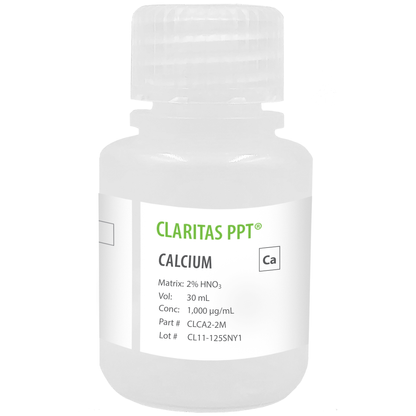 Calcium, 1,000 µg/mL (1,000 ppm) for ICP-MS, 30 mL