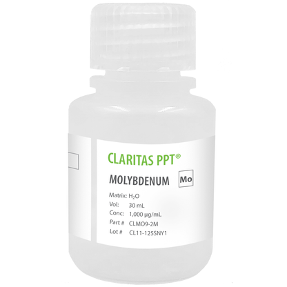 Molybdenum, 1,000 µg/mL (1,000 ppm) for ICP-MS, 30 mL