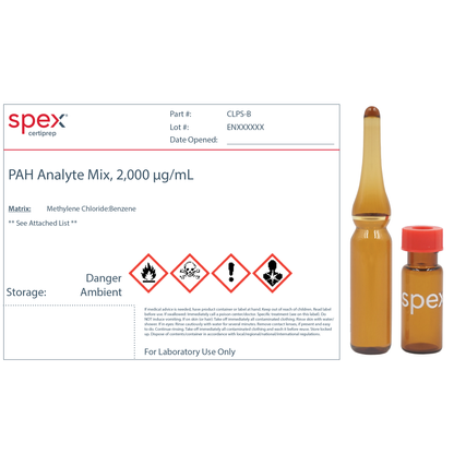 PAH Analyte Mix, 2,000 &micro;g/mL