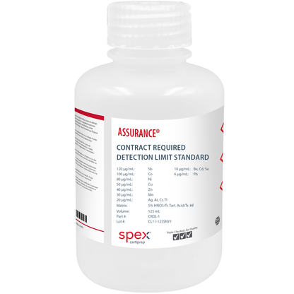 ICP Contract Required Detection Limit Standard 1, 125 mL