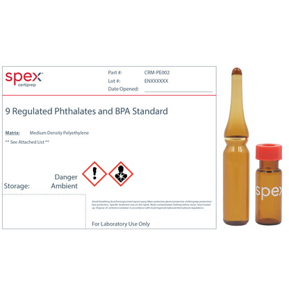 9 Regulated Phthalates and BPA Standard
