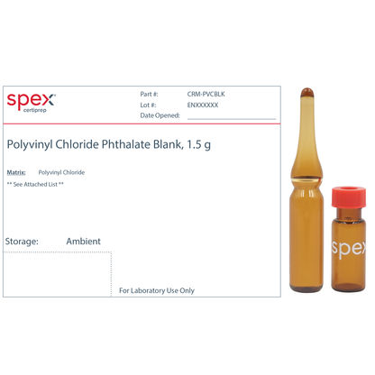 Polyvinyl Chloride Phthalate Blank, 1.5 g
