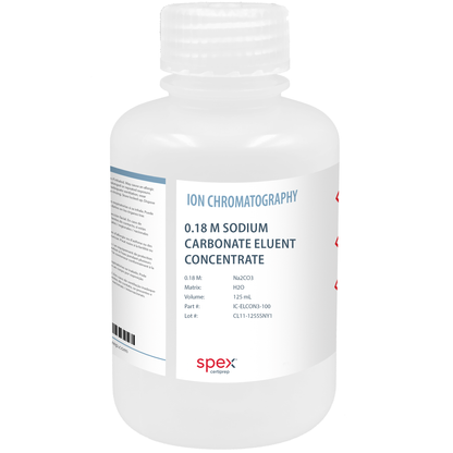 0.18 M Sodium Carbonate (Na2CO3) Eluent Concentrate, 0.18 M, 125 mL