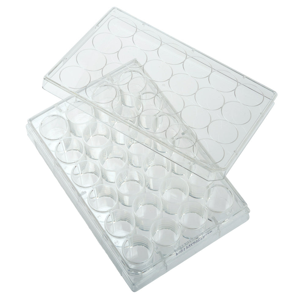 24 Well Non-treated Plate with Lid, Individual, Sterile