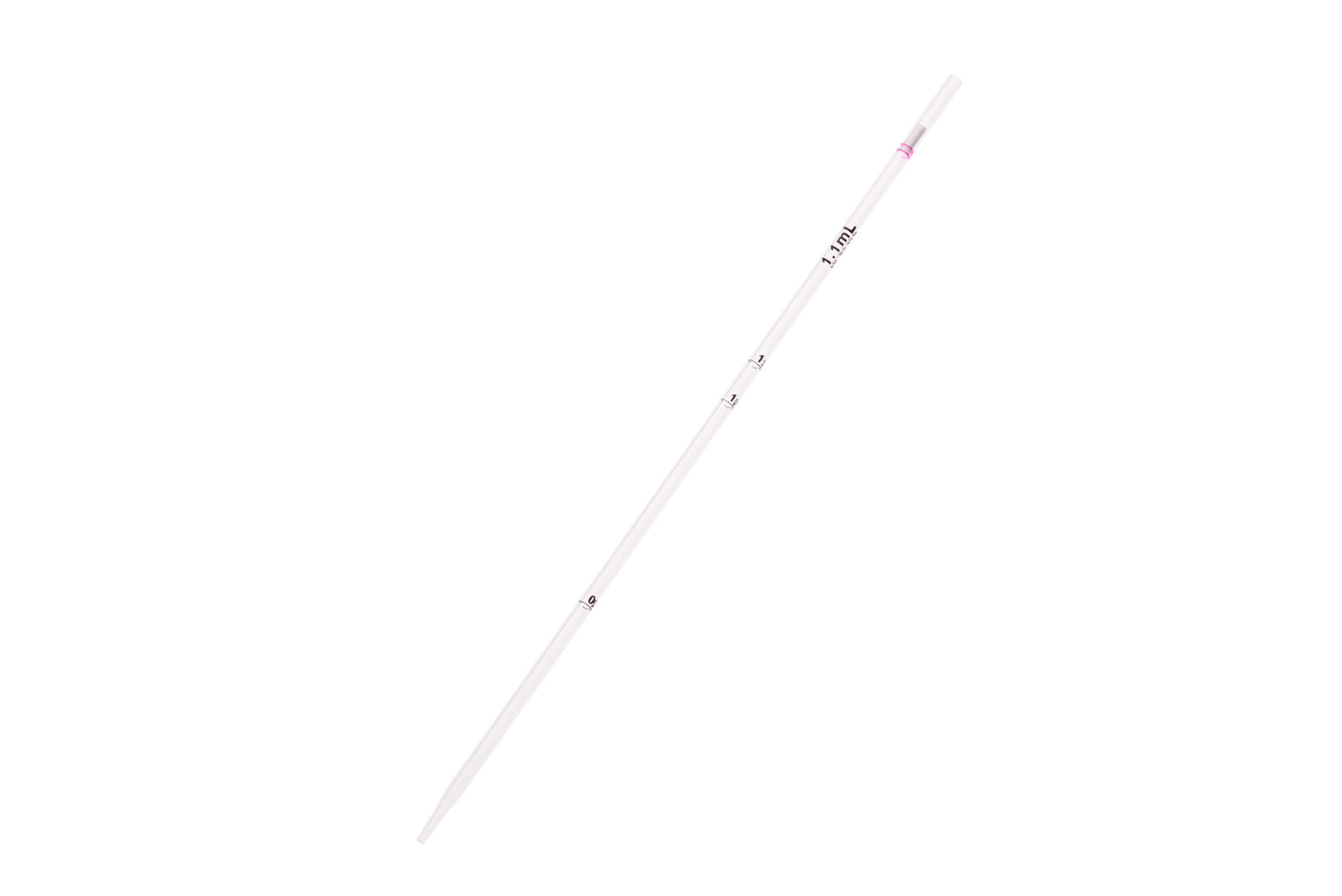 1.1mL Bacteriological/Milk Pipet, Individually Wrapped, Bag, Sterile