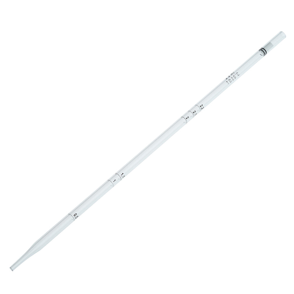 2.2mL Bacteriological/Milk Pipet, Bulk Packed in Bags, Sterile