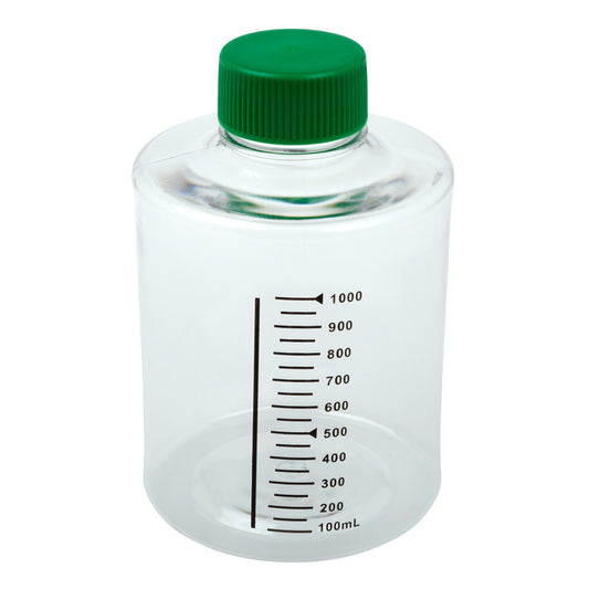 1000mL Roller Bottle, Non-treated Suspension Culture, Printed Graduations, Non-Vented Cap, Sterile