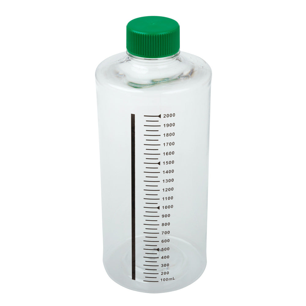850cm² Roller Bottle, Tissue Culture Treated, Printed Graduations, Non-Vented Cap, Sterile