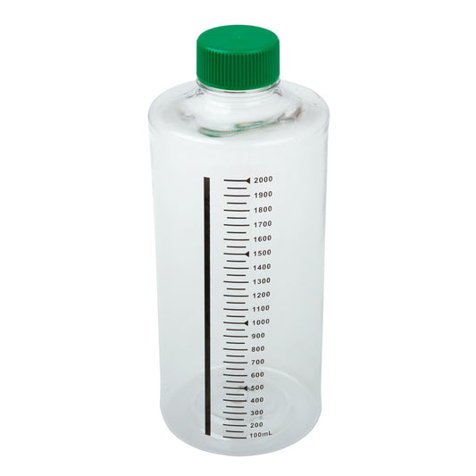 850cm² Roller Bottle, Tissue Culture Treated, Printed Graduations, Non-Vented Cap, Sterile