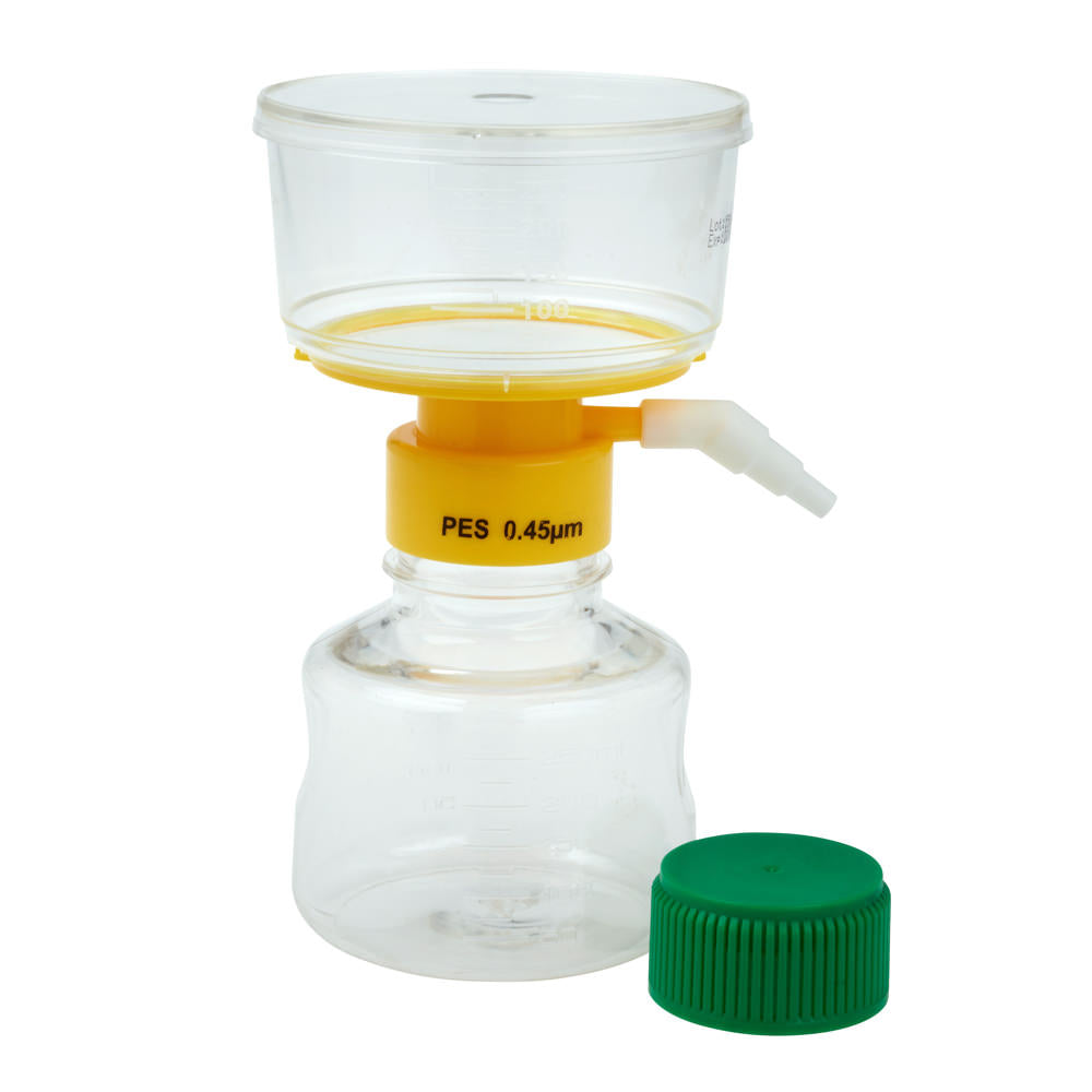 250mL Filter System, PES Filter Material, 0.45?m, 75mm, Sterile