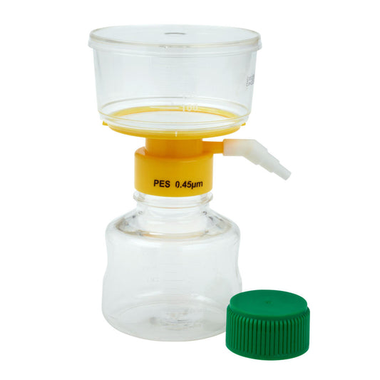 250mL Filter System, PES Filter Material, 0.45?m, 75mm, Sterile