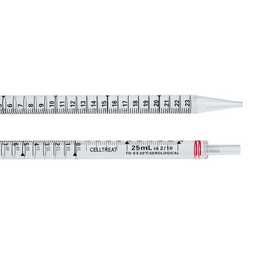 25mL Pipet, Individually Wrapped, Paper/Plastic, Bag, Sterile