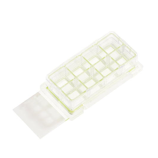 8 Chamber Cell Culture Slide, Glass, Sterile