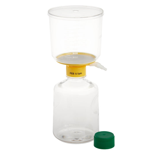 1000mL Filter System, PES Filter Material, 0.10?m, 90mm, Sterile