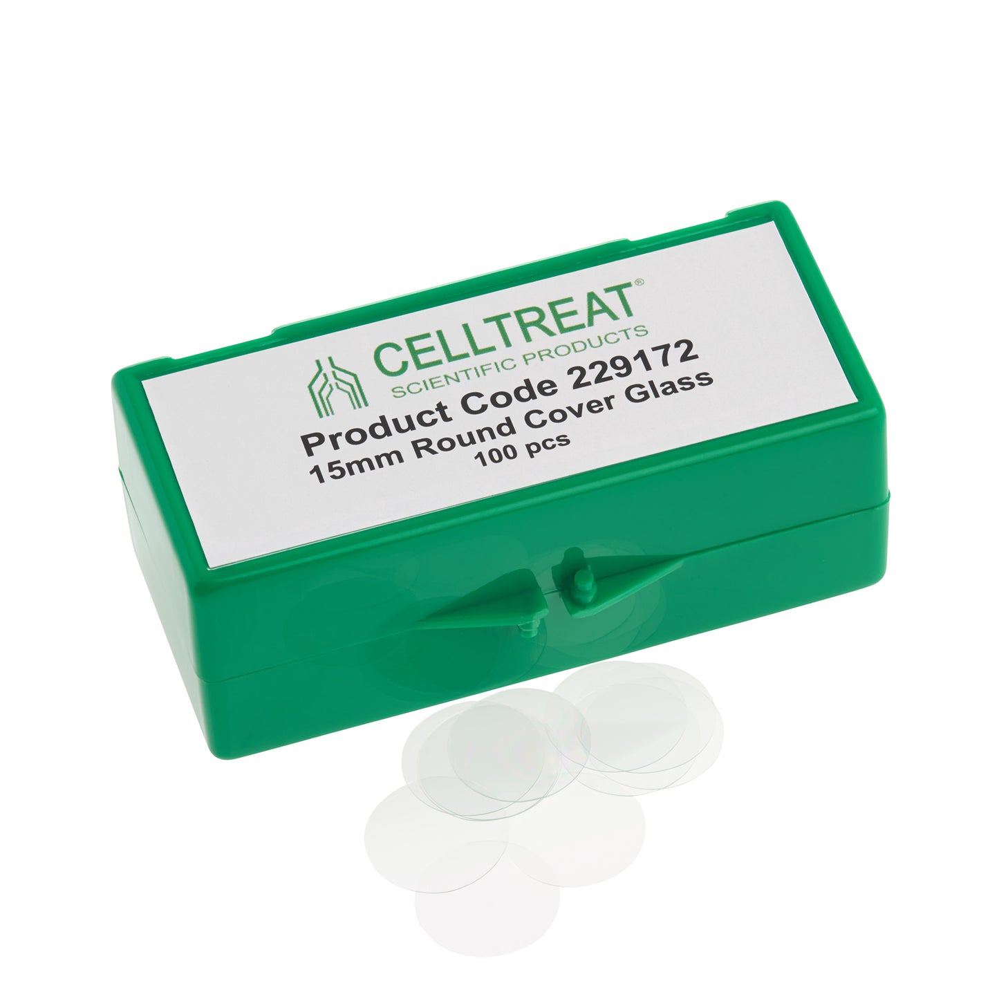 15mm Round Cover Glass, Fits 24 Well Plate, Sterile
