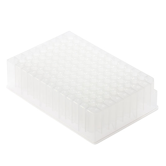 96 Deep Well Storage Plate, 1.0mL, PP, Round Well, V-Bottom, Sterile