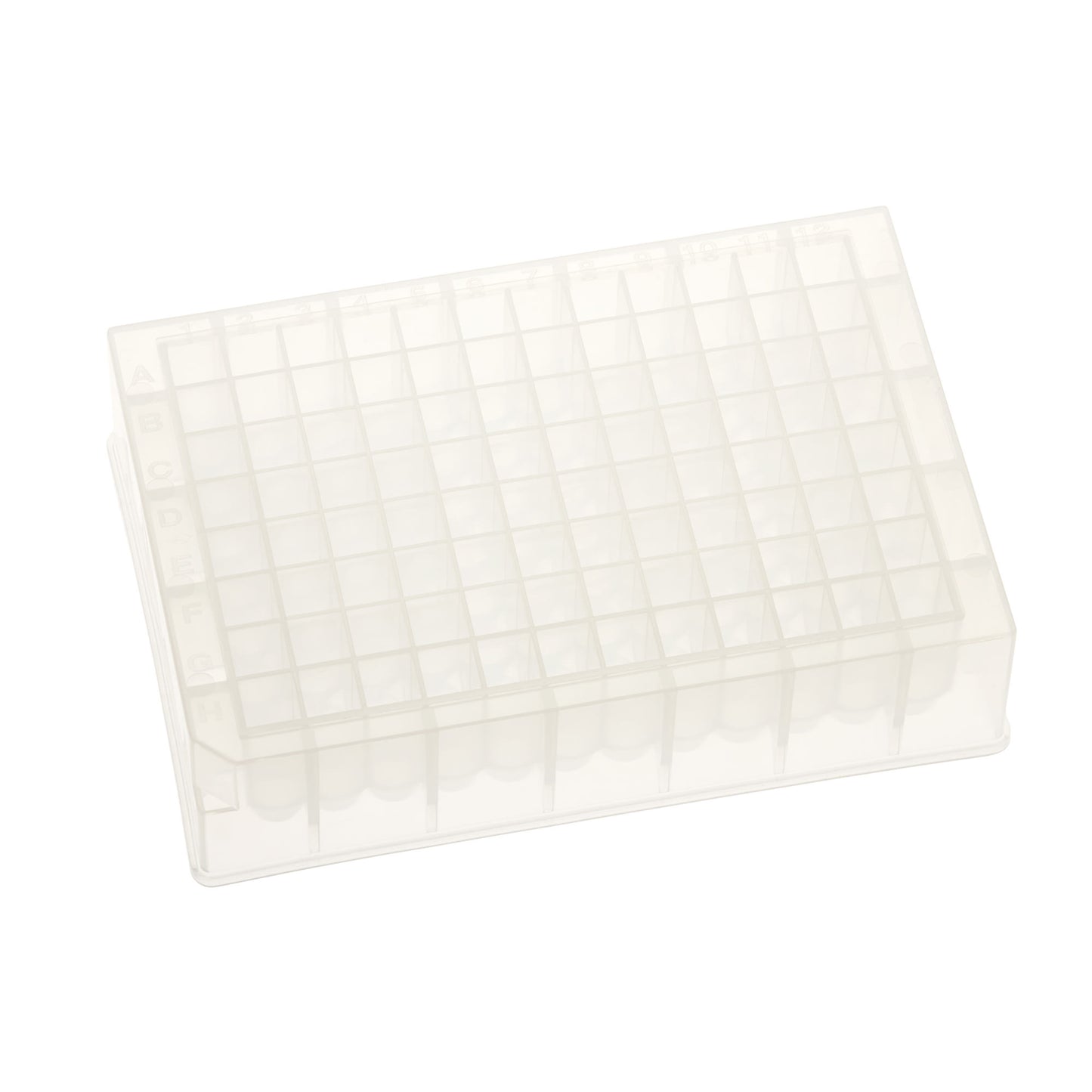 96 Deep Well Storage Plate, 1.5mL, PP, Square Well, Round Bottom, Non-sterile