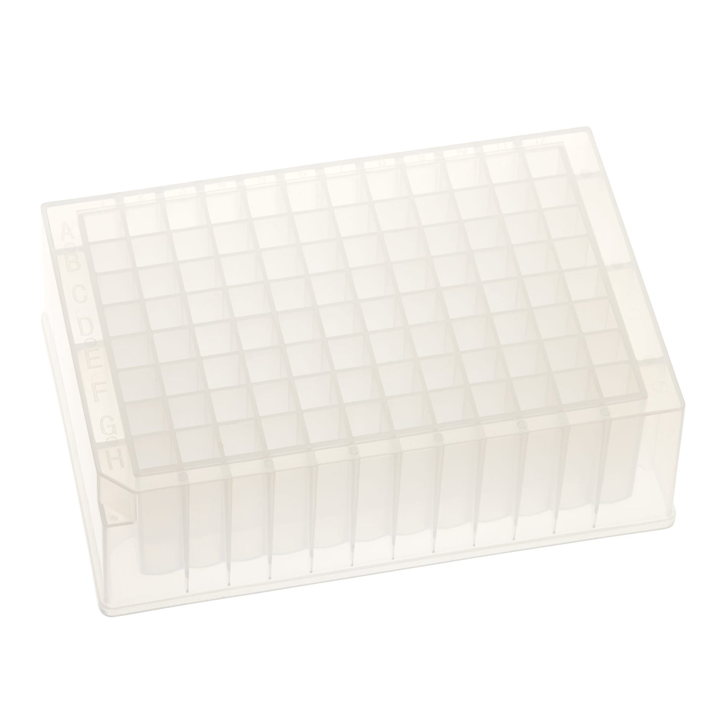 96 Deep Well Storage Plate, 2.0mL, PP, Square Well, V-Bottom, Non-sterile
