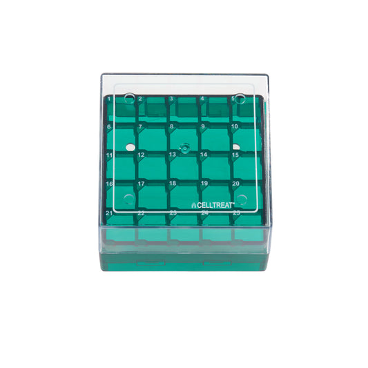 Storage Box, CF Cryogenic Vial, 25 Place, Polycarbonate, Non-sterile