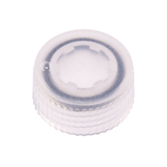 CAP ONLY, Screw Top Micro Tube Cap, O-Ring, Translucent, Clear, Sterile