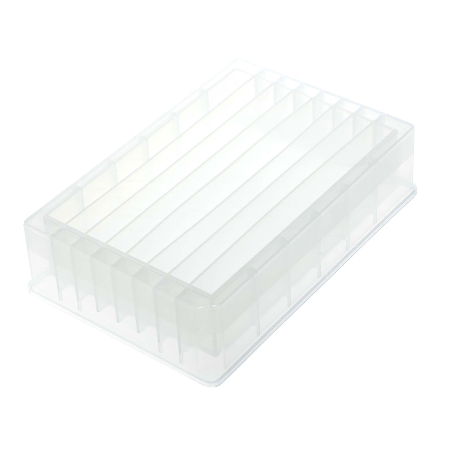 Multiple Cavity Reagent Reservoir, 8 Well, Trough Bottom, PP, Sterile
