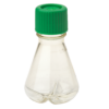 125mL Erlenmeyer Flask, Vent Cap, Baffled Bottom, PC, Sterile