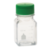 125mL Media Bottle, Square, PET, Bulk, Sterile