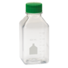 500mL Media Bottle, Square, PET, Individually Wrapped, Sterile