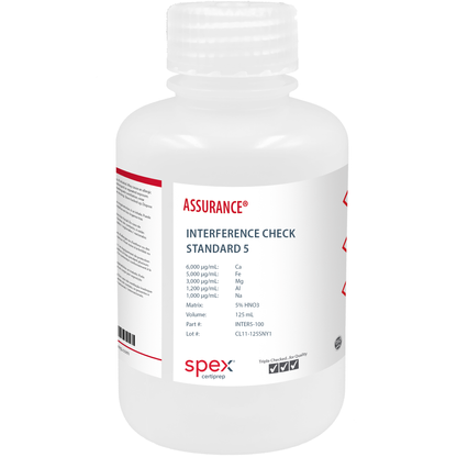 Interference Check Standard 5 for AA & ICP, 125 mL