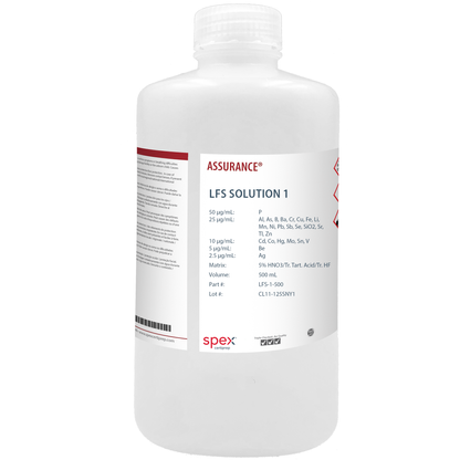 LFS Solution 1 with Mercury for AA & ICP, 500 mL