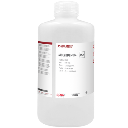 Molybdenum, 1,000 µg/mL, for AA and ICP, 500 mL