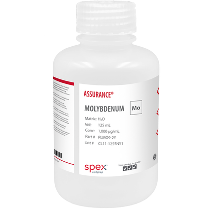 Molybdenum, 1,000 µg/mL, for AA and ICP, 125 mL