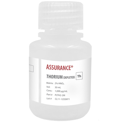 Thorium, 1,000 µg/mL, for AA and ICP, 30 mL