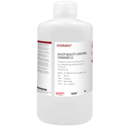 Quality Control Standard 22 for AA & ICP, 500 mL