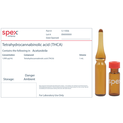 Tetrahydrocannabinolic acid (THCA), 1000 &micro;g/mL