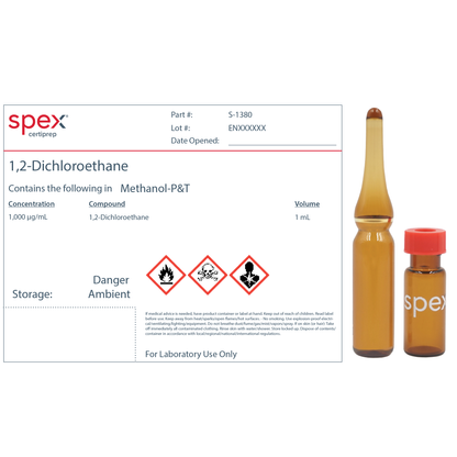 1,2-Dichloroethane, 1,000 &micro;g/mL Organic Standard, 1 mL