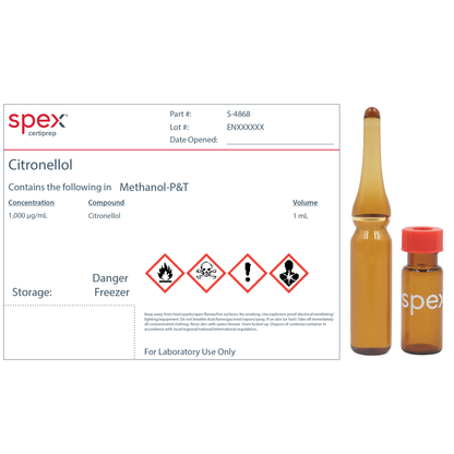 Citronellol CannStandard, 1,000 &micro;g/mL
