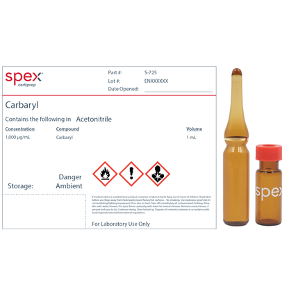Carbaryl CannStandard, 1,000 &micro;g/mL