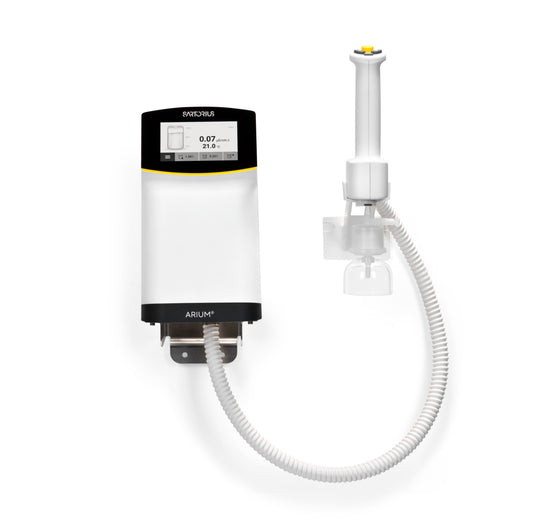 Smart Station remote dispenser with wall mounting kit for pure water from Arium® Bagtank